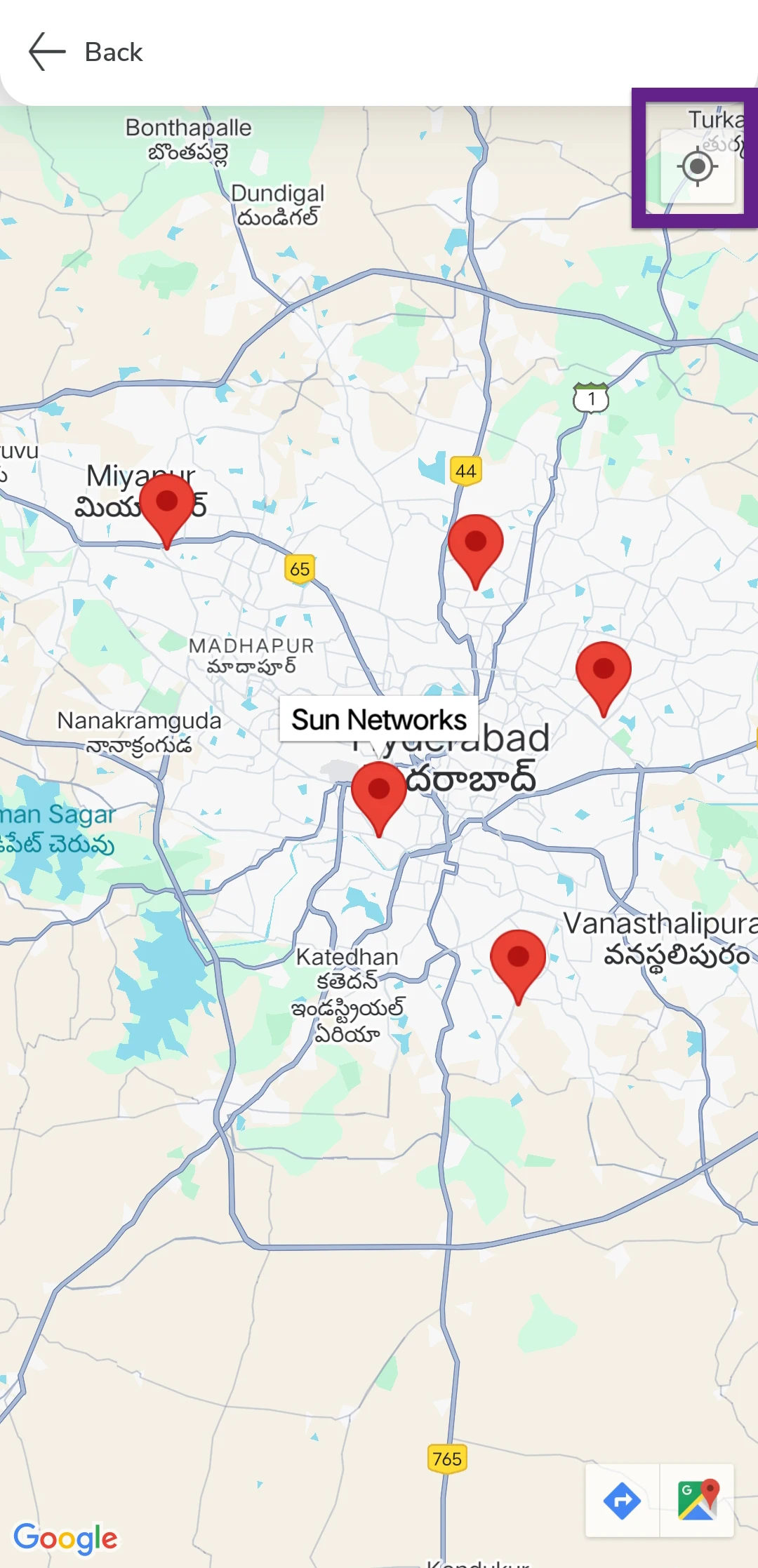 view customers on map 5